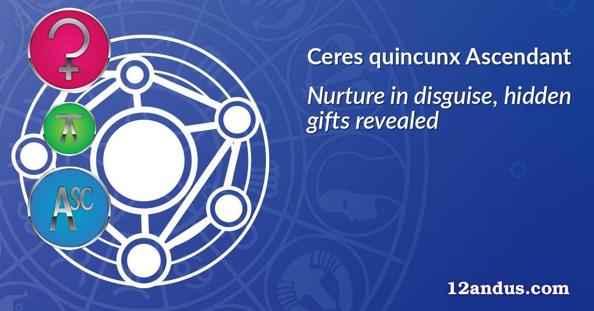 Ceres quincunx Ascendant