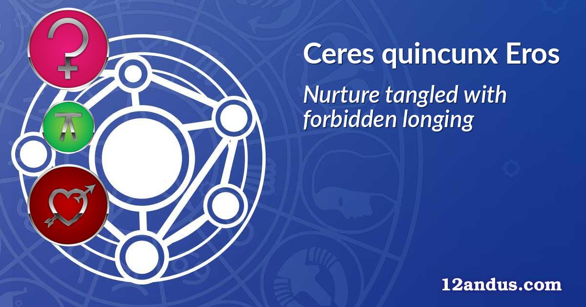 Ceres quincunx Eros