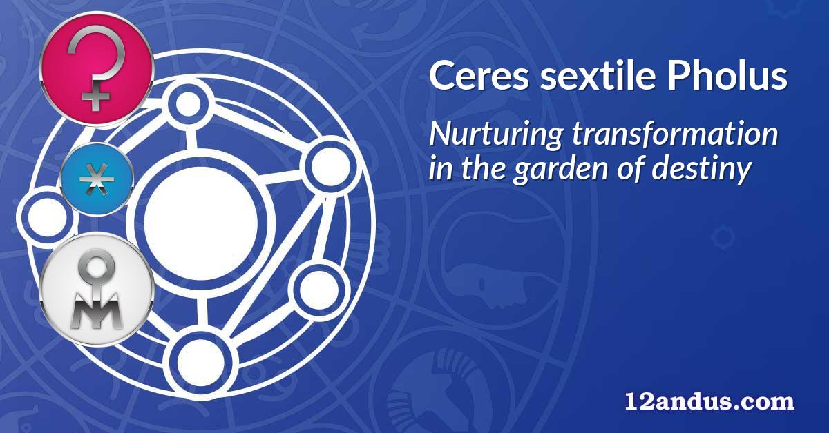 Ceres sextile Pholus