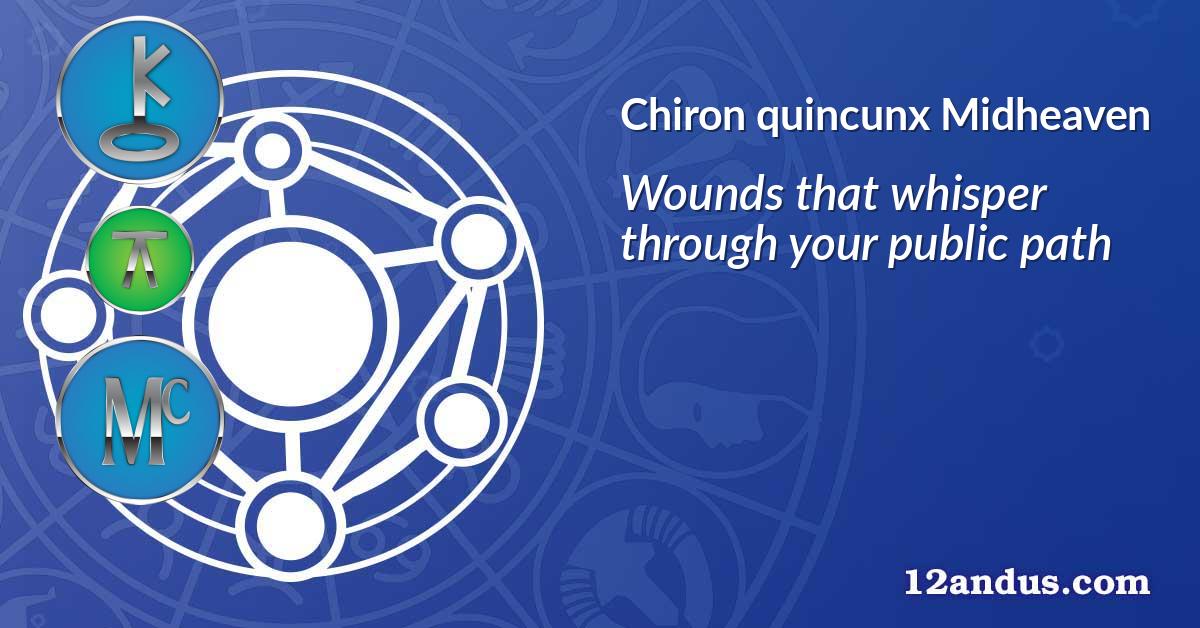 Chiron quincunx Midheaven