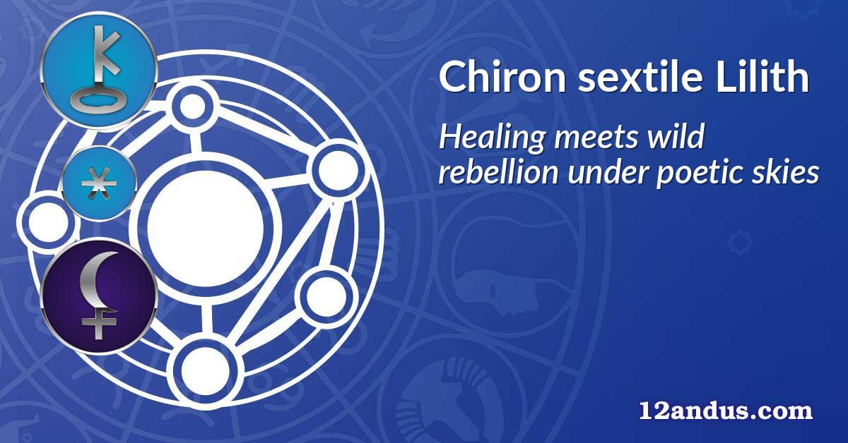 Chiron sextile Lilith