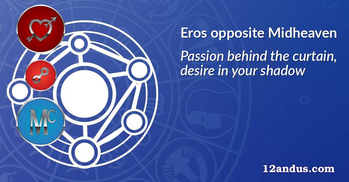 Eros opposite Midheaven