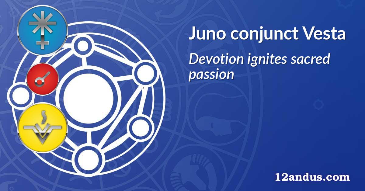 Juno conjunct Vesta