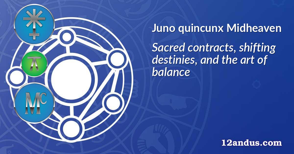 Juno quincunx Midheaven