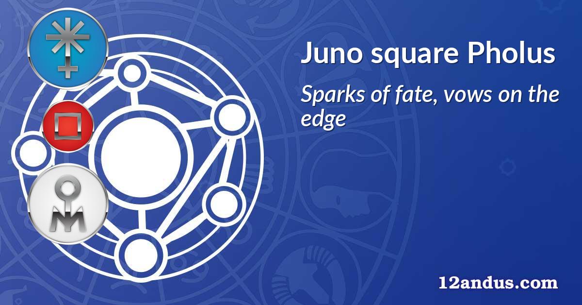 Juno square Pholus