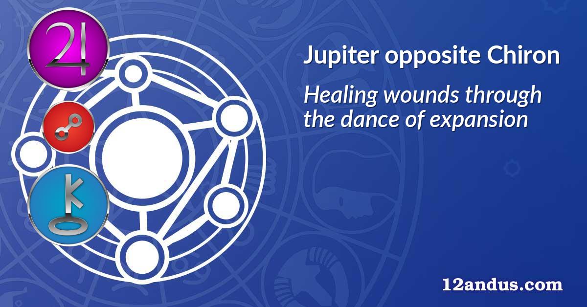 Jupiter opposite Chiron