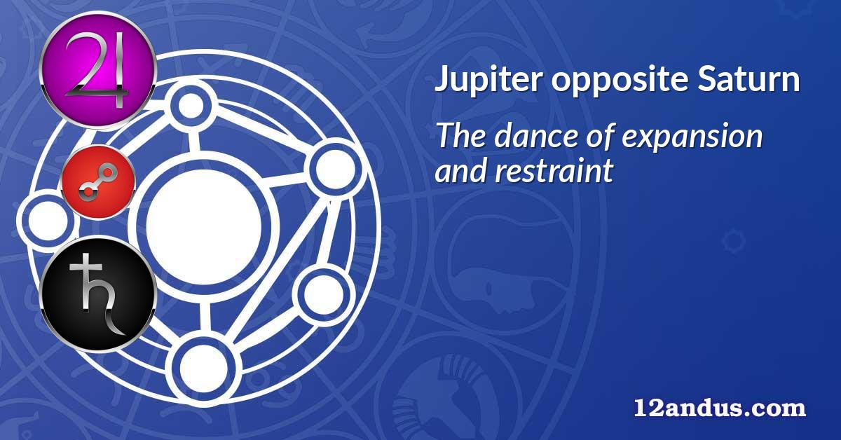 Jupiter opposite Saturn