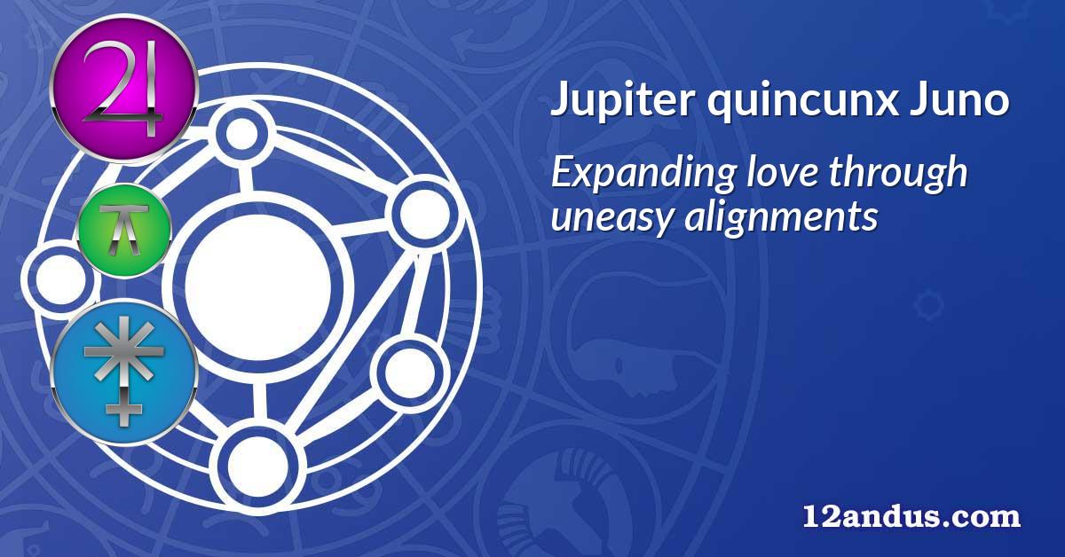 Jupiter quincunx Juno