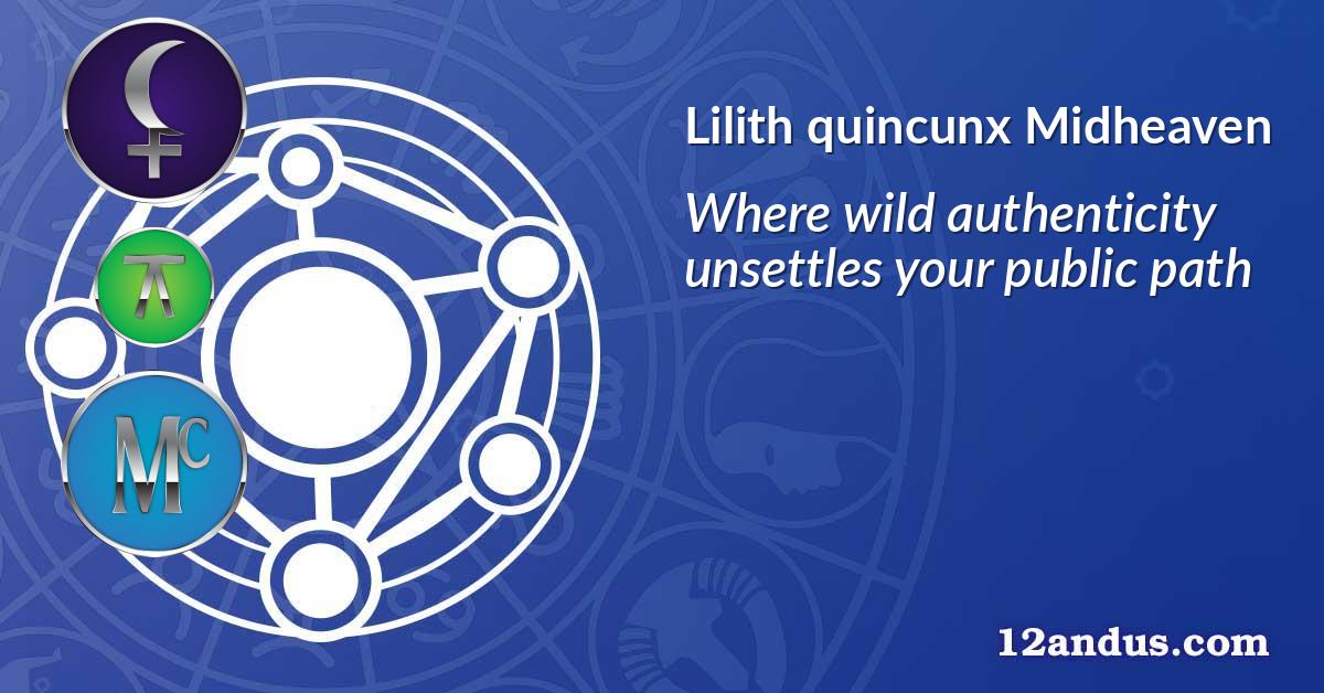 Lilith quincunx Midheaven