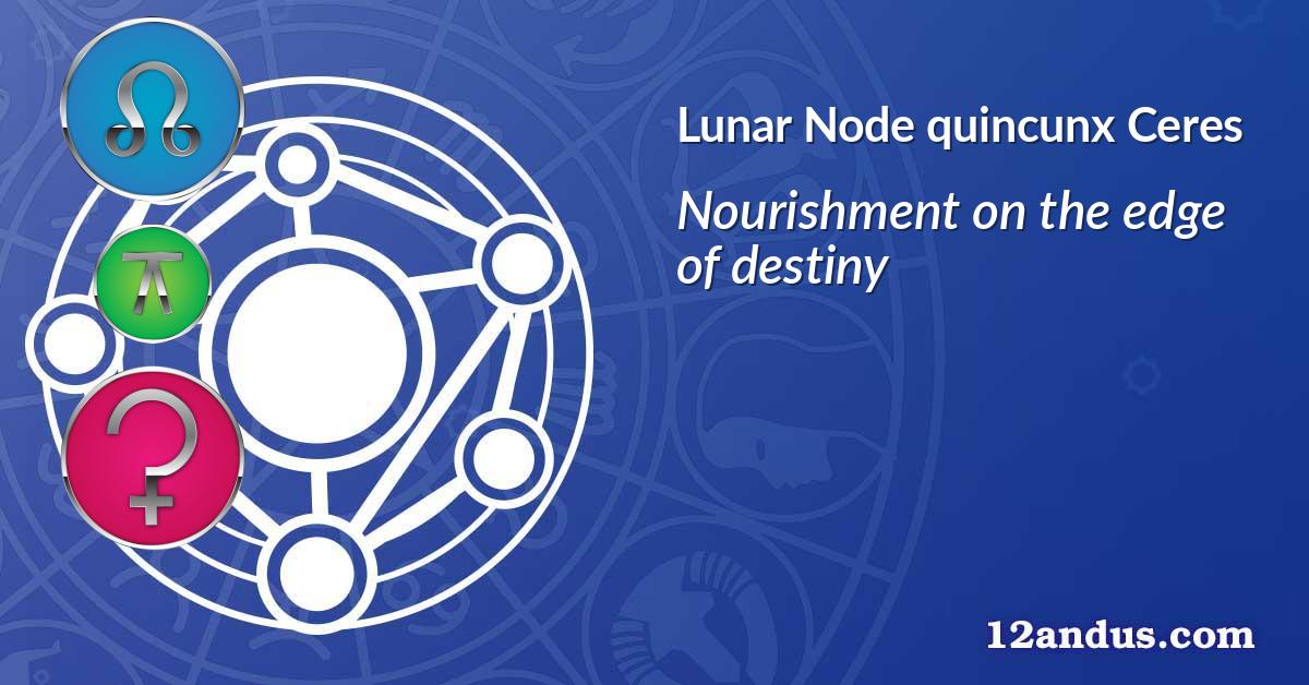 Lunar Node quincunx Ceres