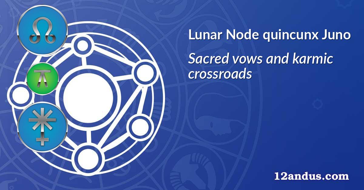 Lunar Node quincunx Juno
