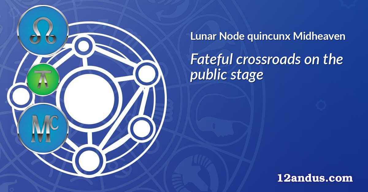 Lunar Node quincunx Midheaven