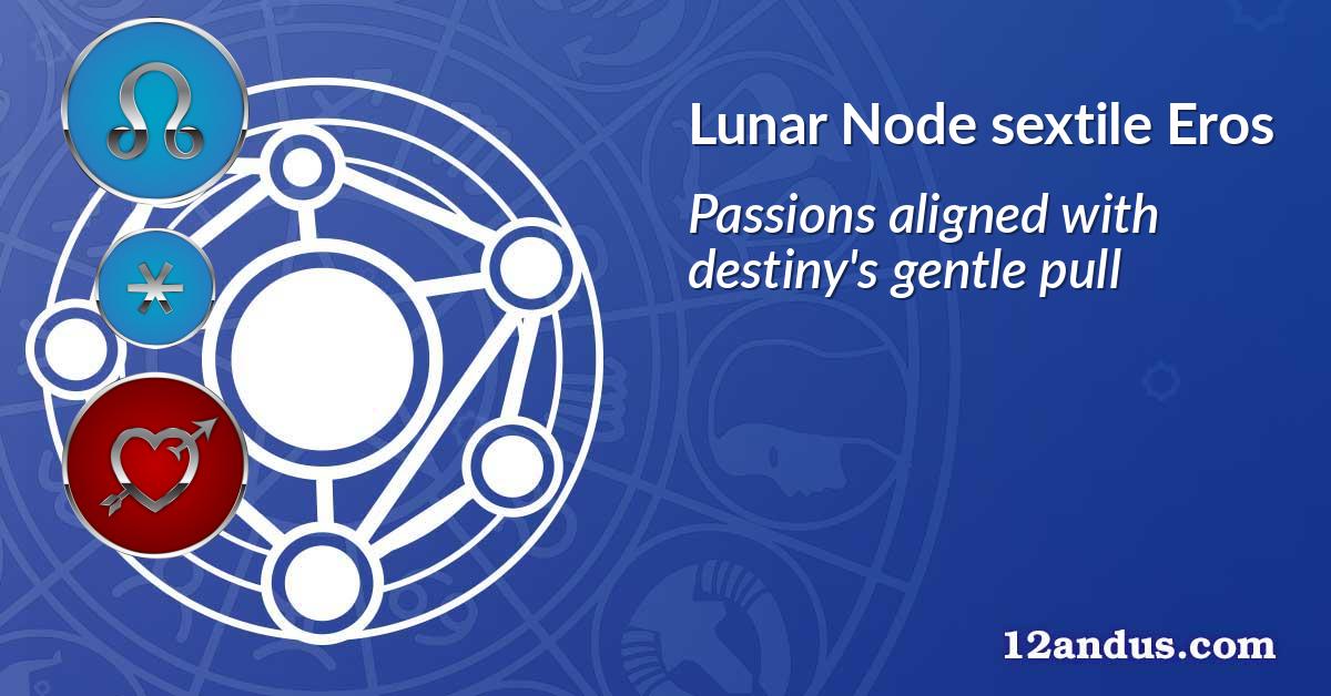 Lunar Node sextile Eros