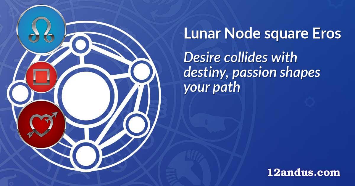 Lunar Node square Eros