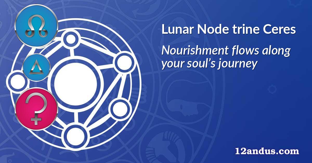 Lunar Node trine Ceres