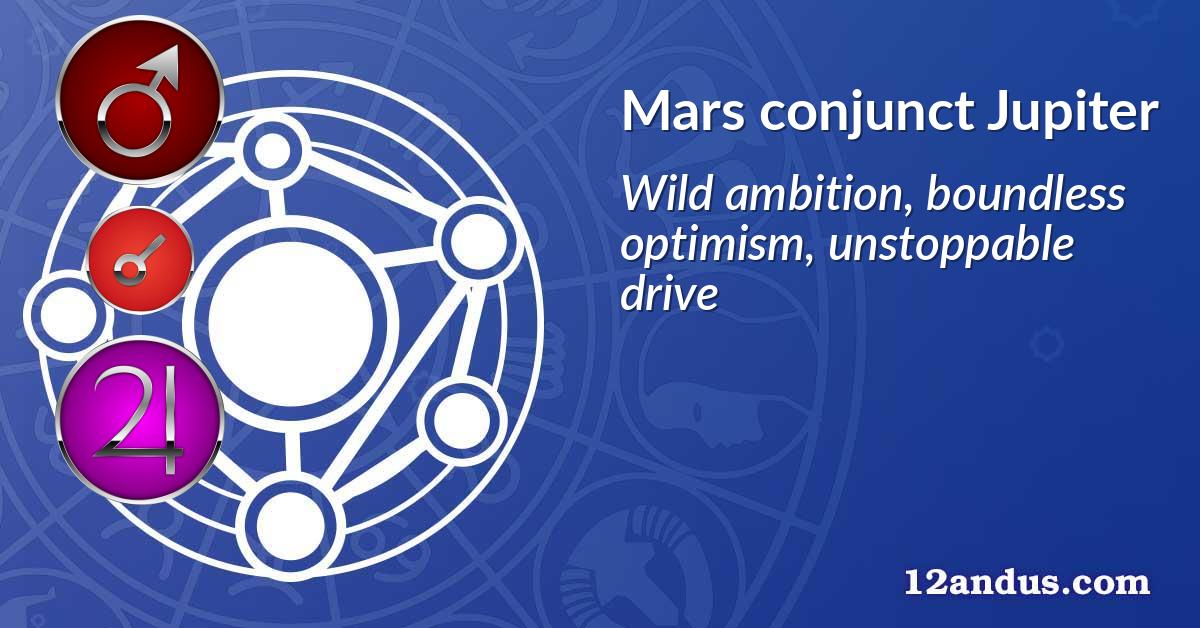 Mars conjunct Jupiter