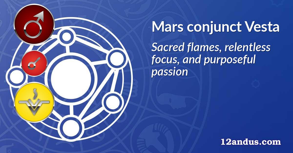 Mars conjunct Vesta