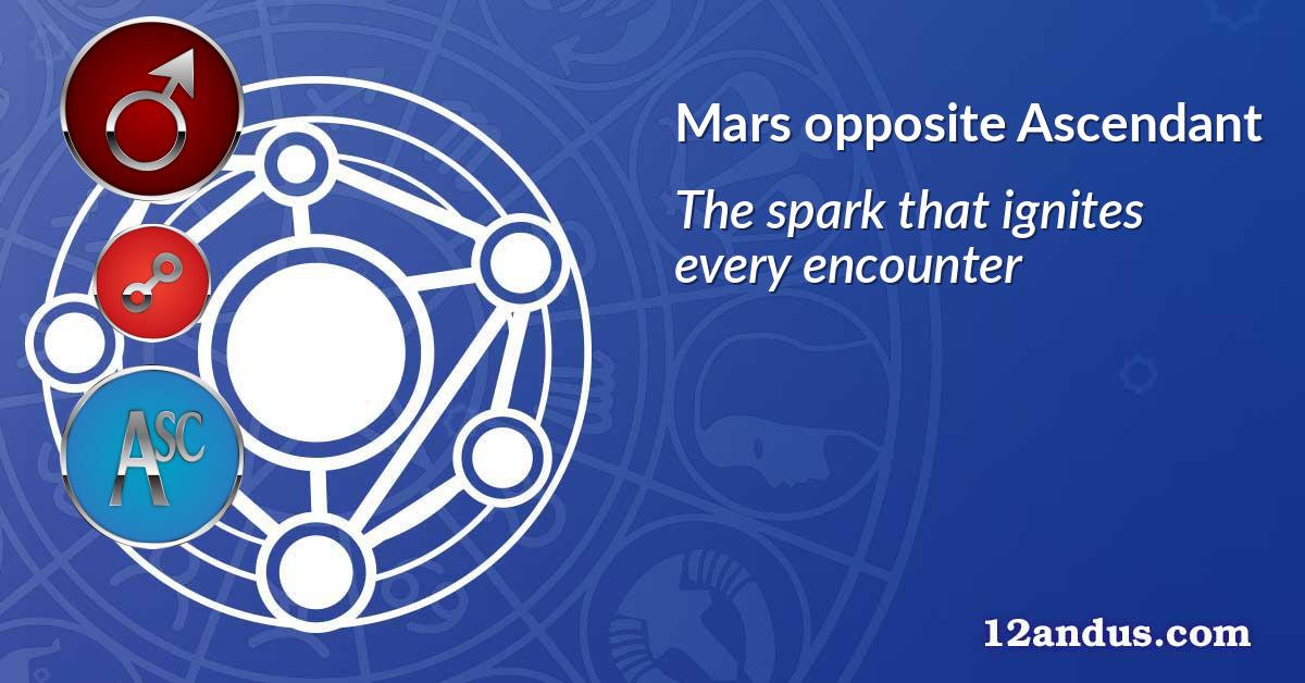 Mars opposite Ascendant
