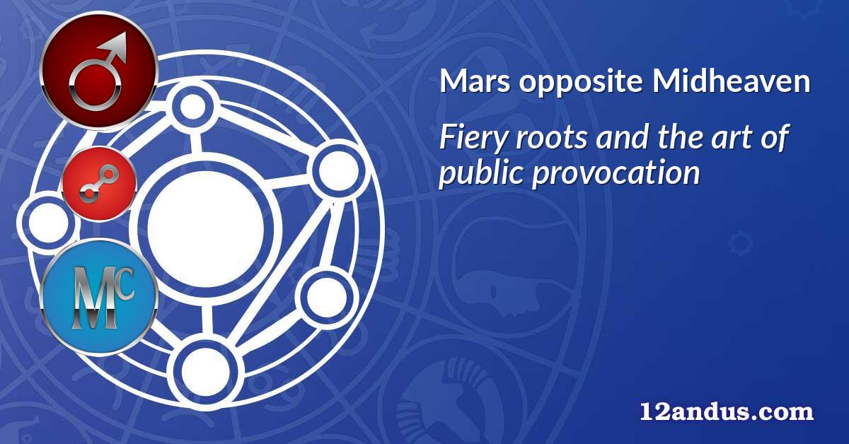Mars opposite Midheaven