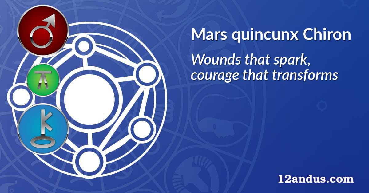 Mars quincunx Chiron