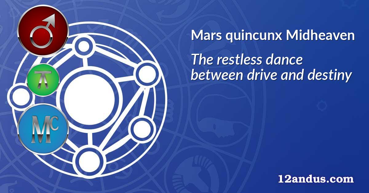 Mars quincunx Midheaven