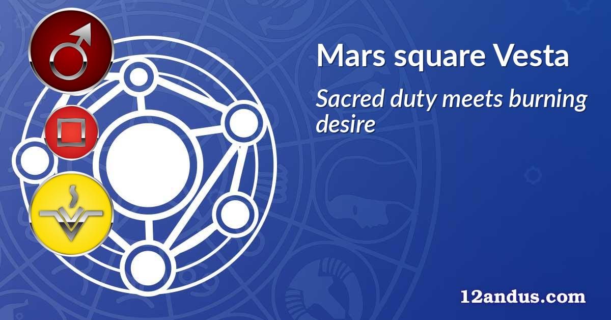 Mars square Vesta