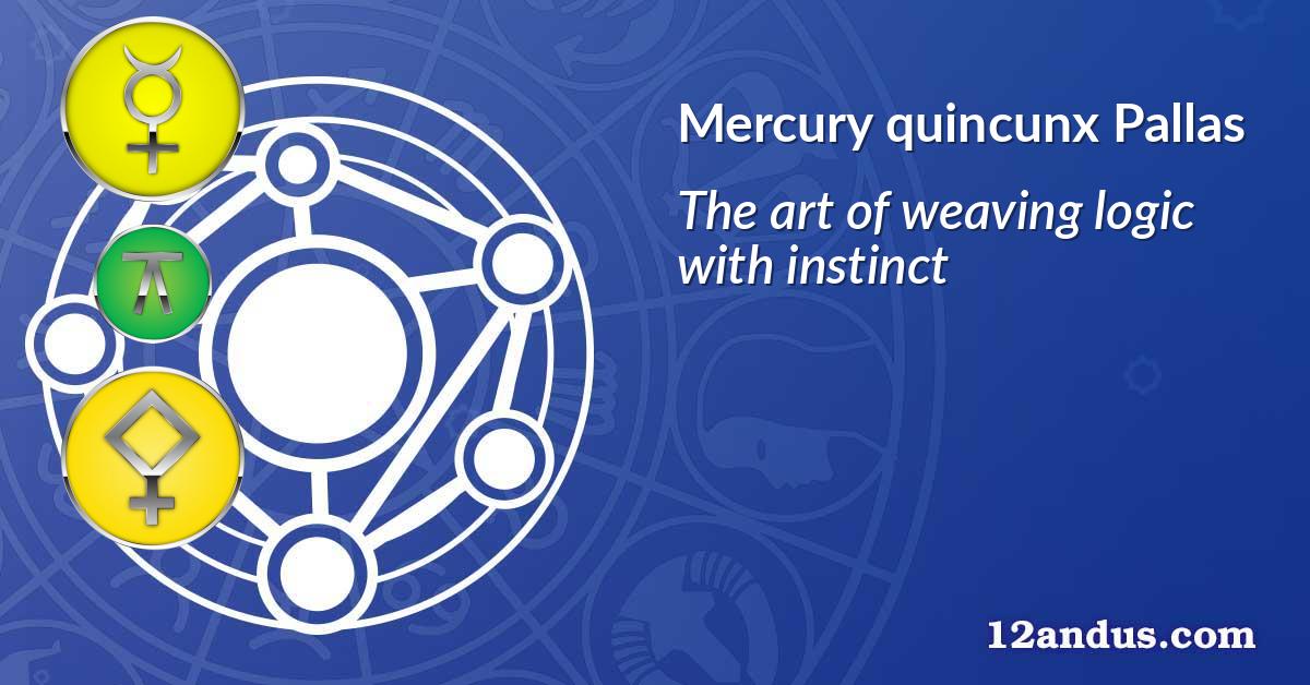 Mercury quincunx Pallas