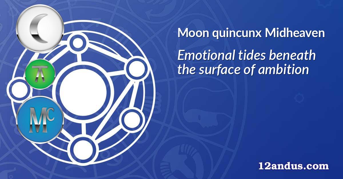 Moon quincunx Midheaven