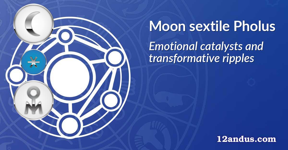 Moon sextile Pholus