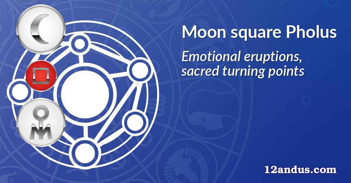 Moon square Pholus
