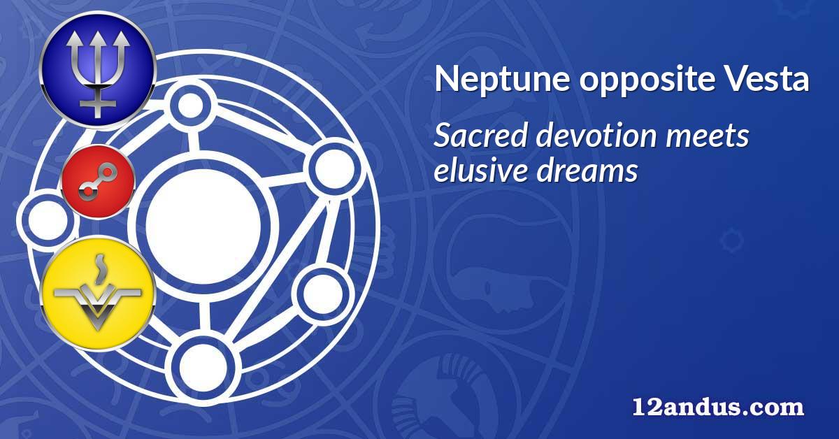 Neptune opposite Vesta