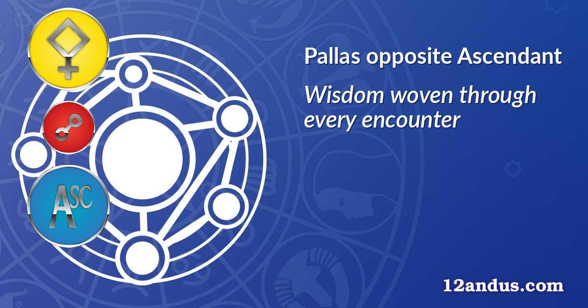 Pallas opposite Ascendant