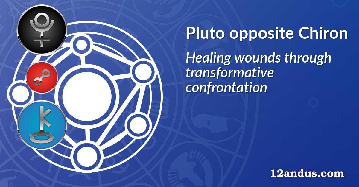 Plutón en oposición a Quirón