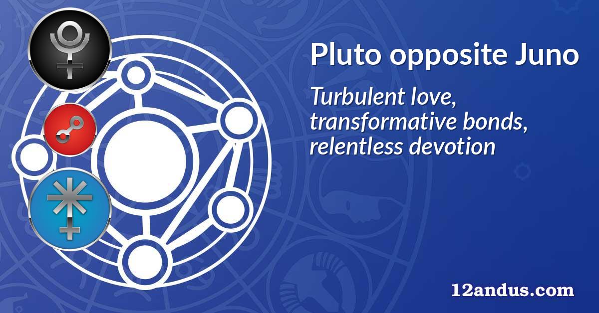 Pluto opposite Juno
