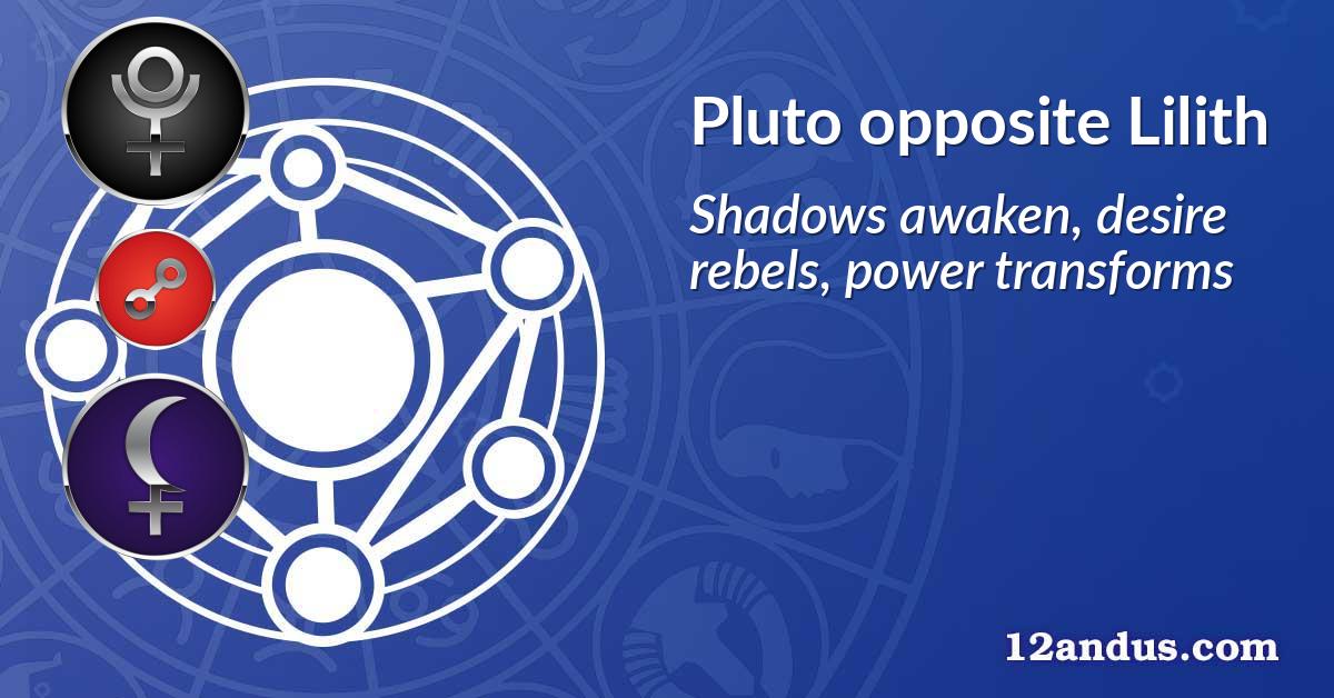 Pluto opposite Lilith