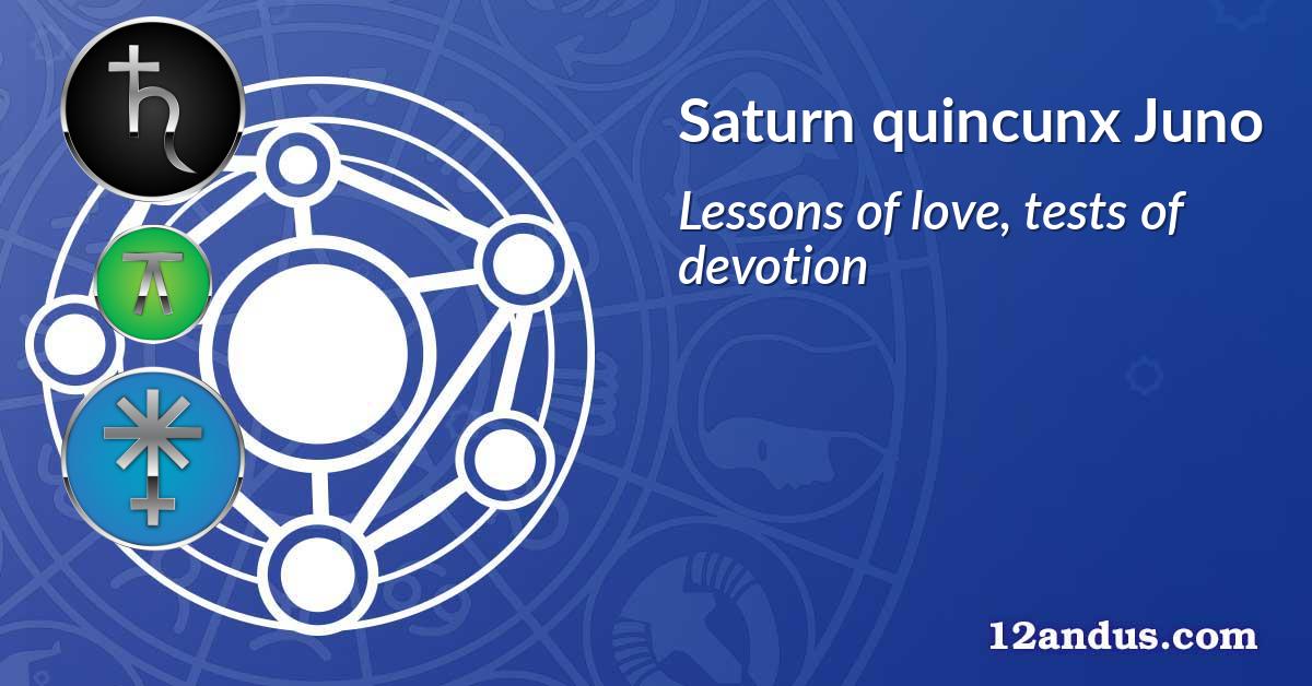 Saturn quincunx Juno