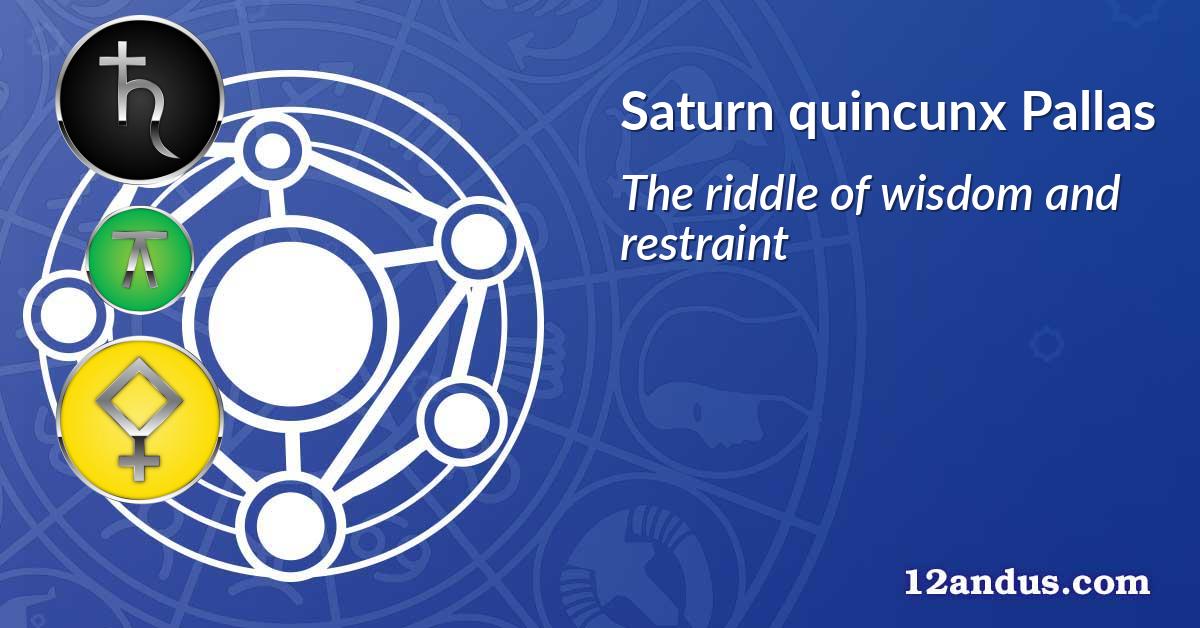 Saturn quincunx Pallas