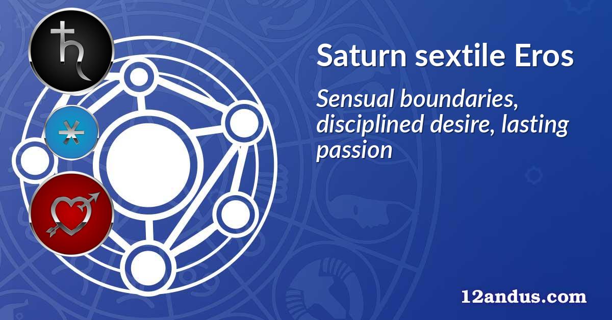 Saturn sextile Eros
