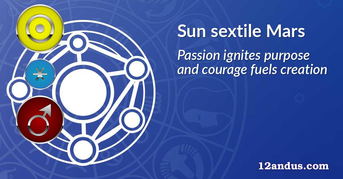 Sun sextile Mars