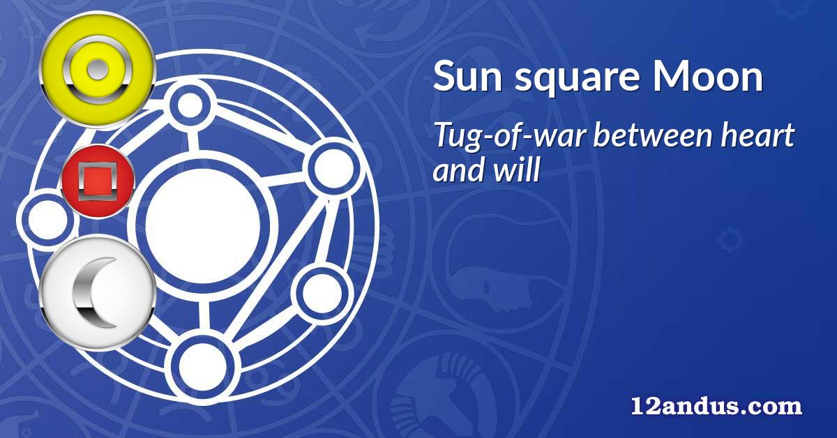 Sun square Moon