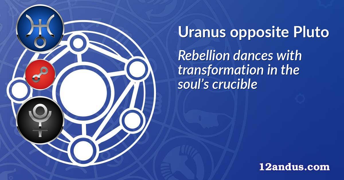 Uranus opposite Pluto