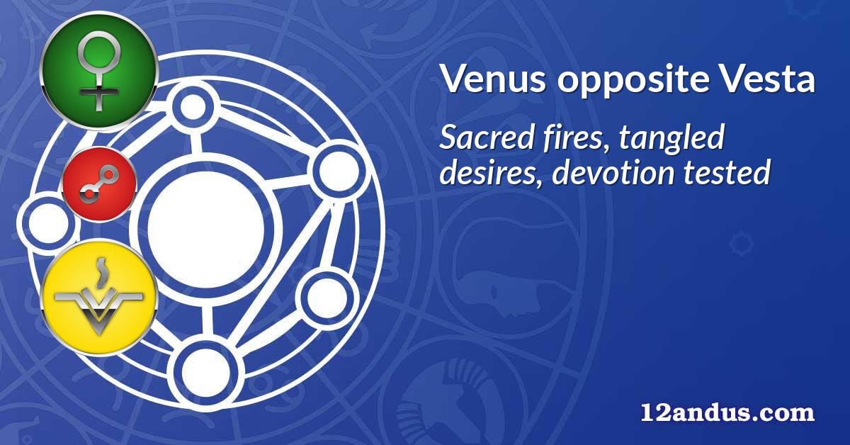 Venus opposite Vesta