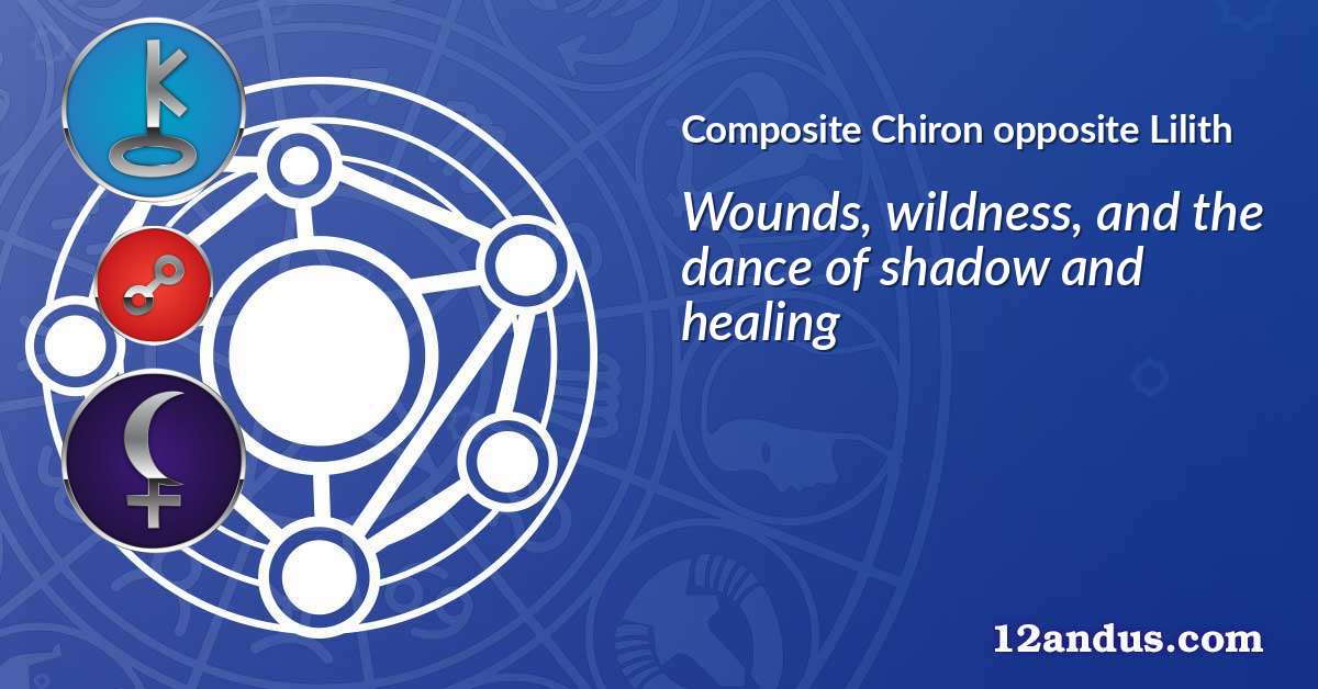 Chiron opposite Lilith in the composite chart