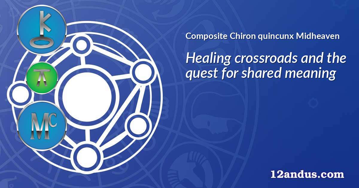 Chiron quincunx Midheaven in the composite chart