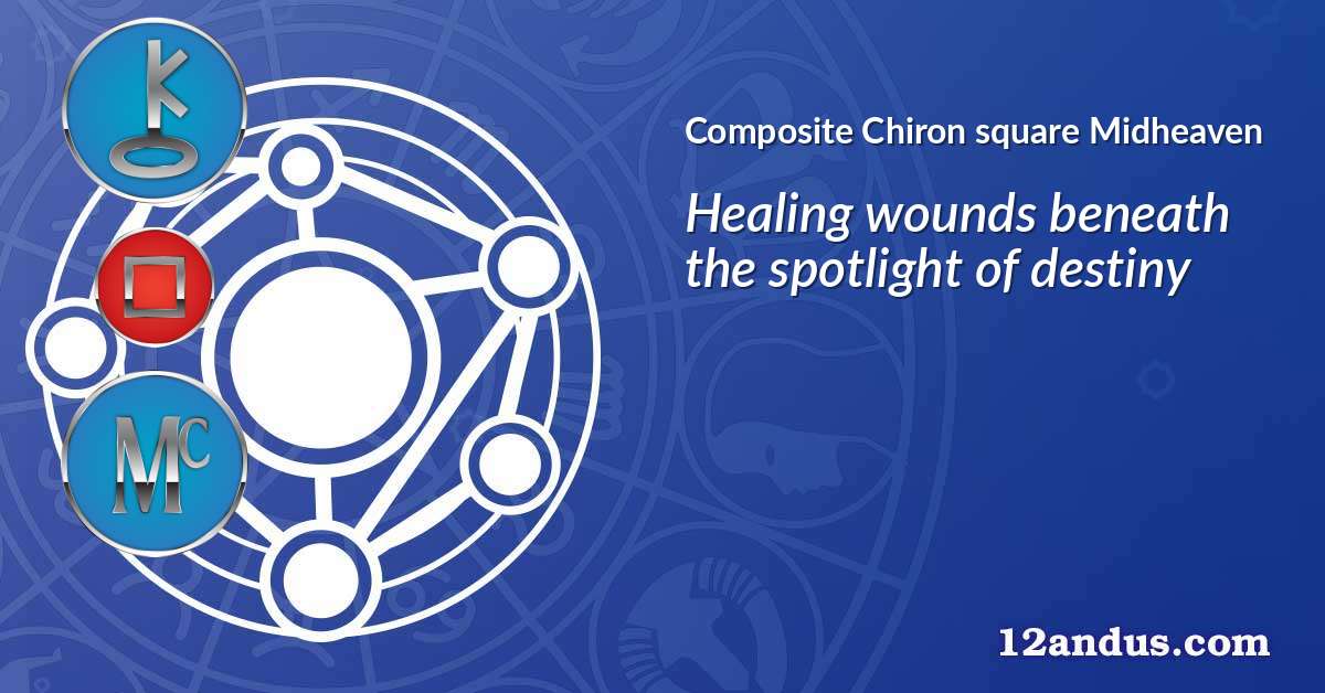Chiron square Midheaven in the composite chart
