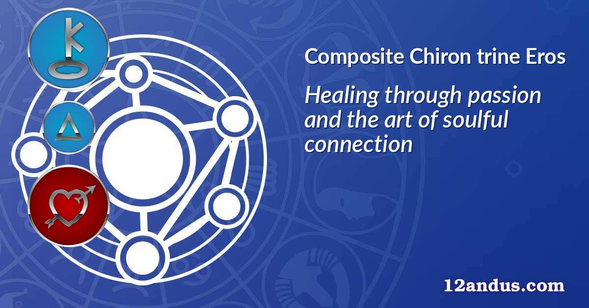 Chiron trine Eros in the composite chart