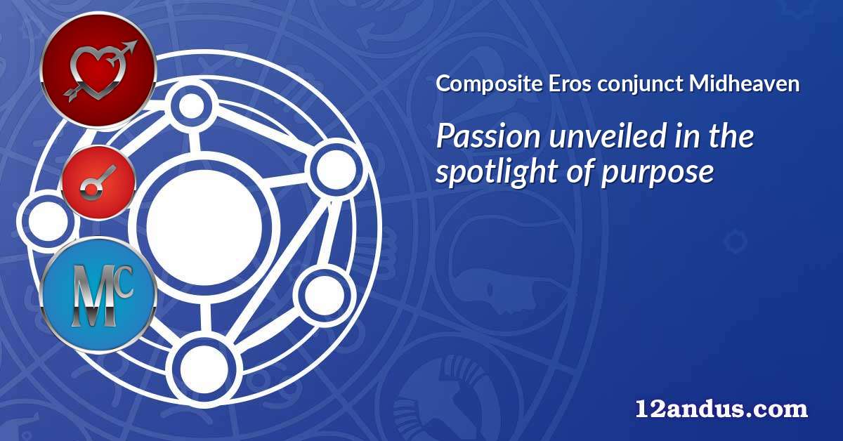 Eros conjunct Midheaven in the composite chart