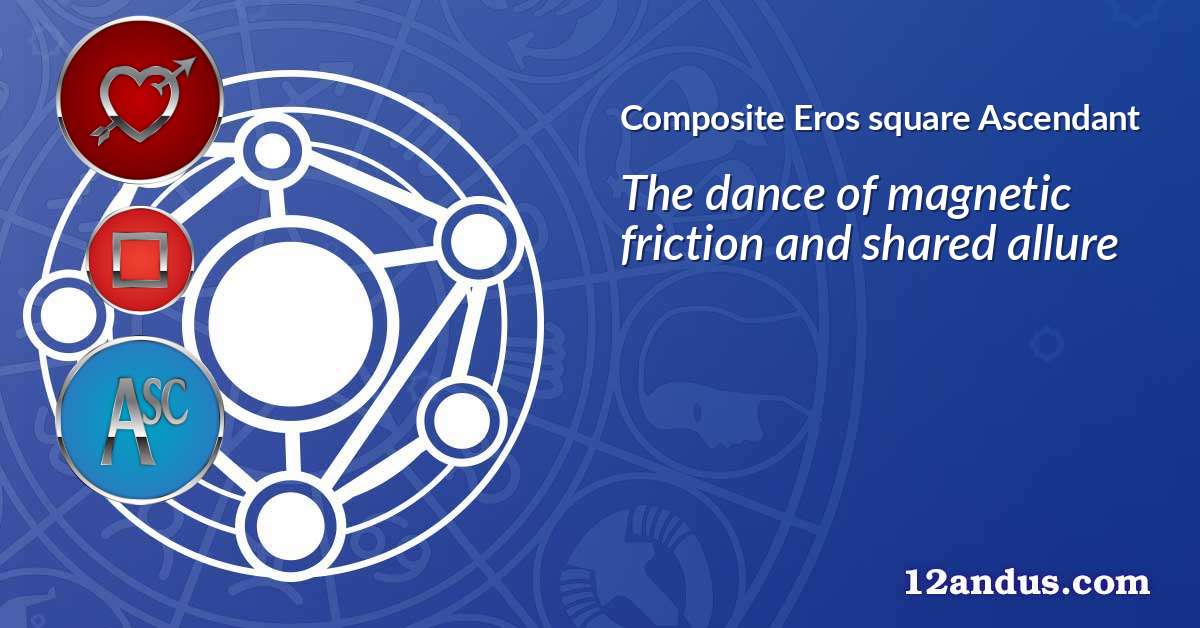 Eros square Ascendant in the composite chart