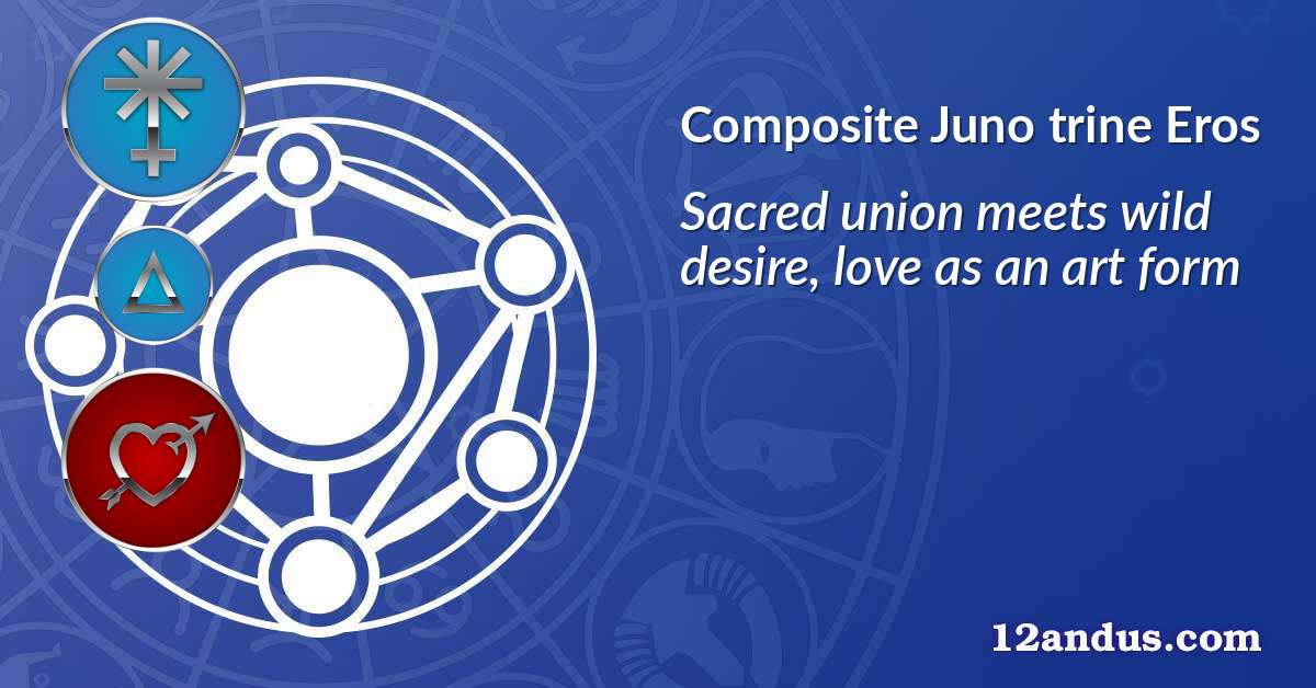 Juno trine Eros in the composite chart