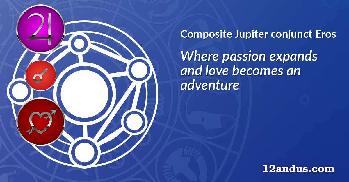 Jupiter conjunct Eros in the composite chart